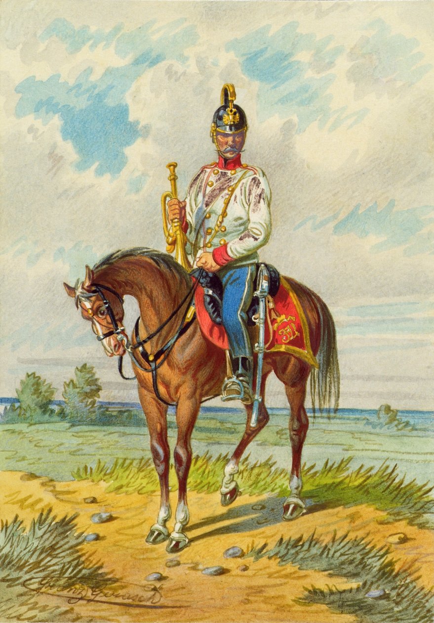 Soldat zu Pferd von Franz Gerasch