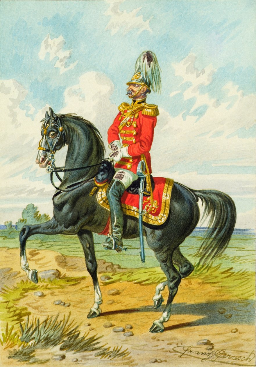 Soldat zu Pferd von Franz Gerasch