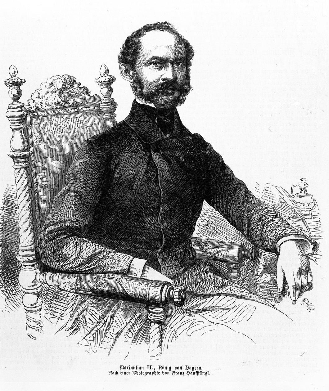 Maximilian II. (1811-64), König von Bayern von Franz Hanfstaengl