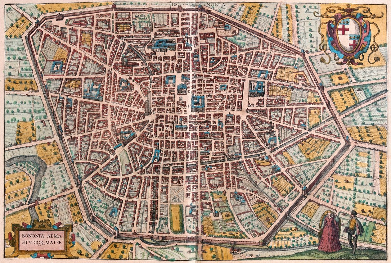 Bologna, Italien von Franz Hogenberg
