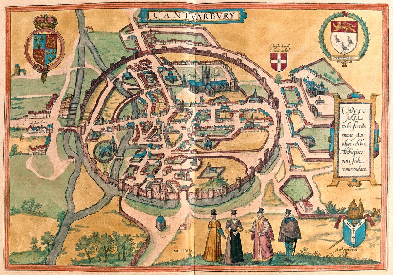 Canterbury, England von Franz Hogenberg