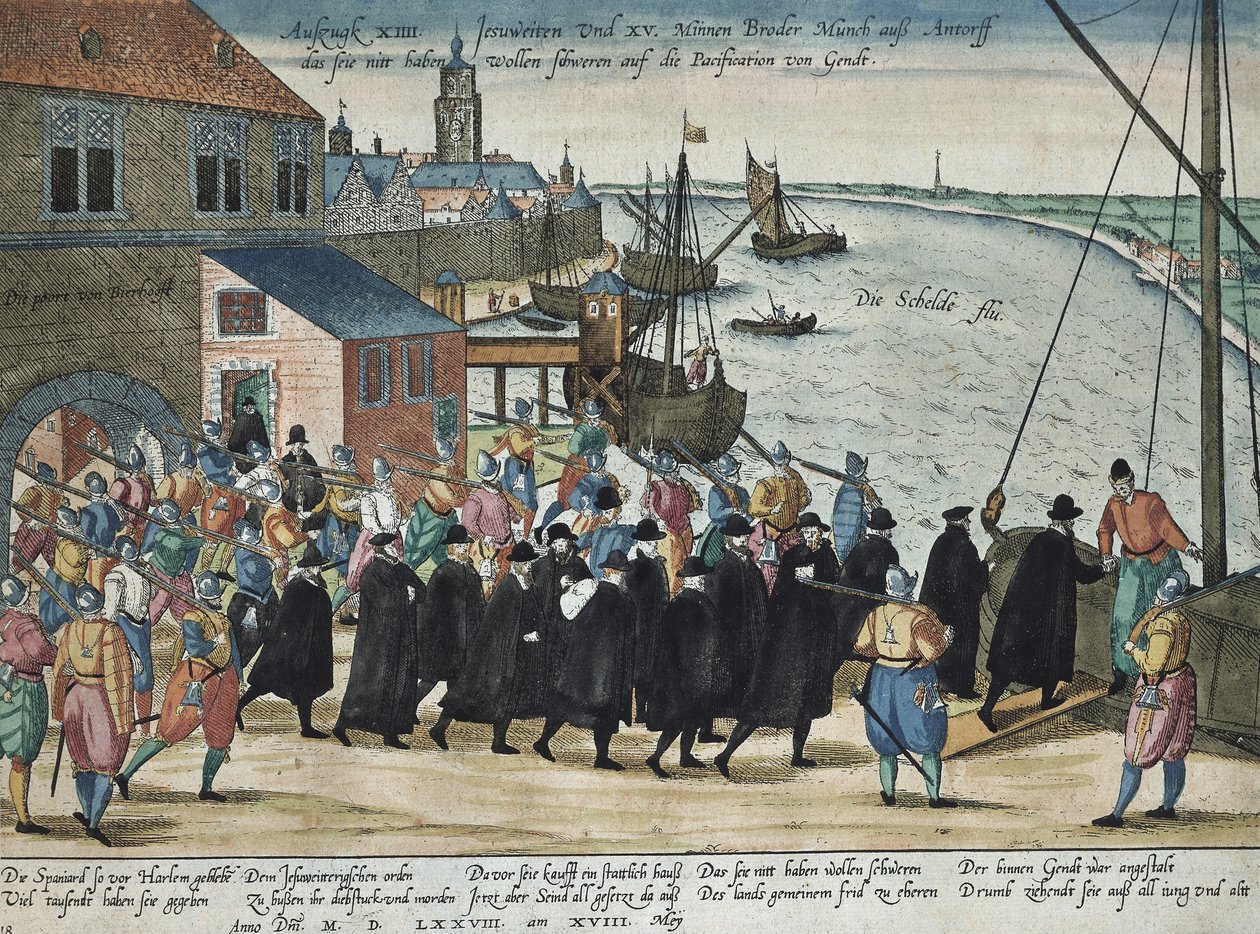 Vertreibung der Jesuiten von Franz Hogenberg