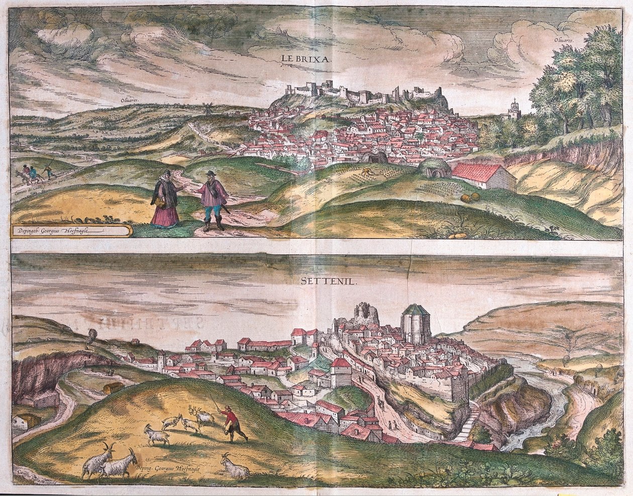 Lebrija und Setenil - Spanien von Franz Hogenberg