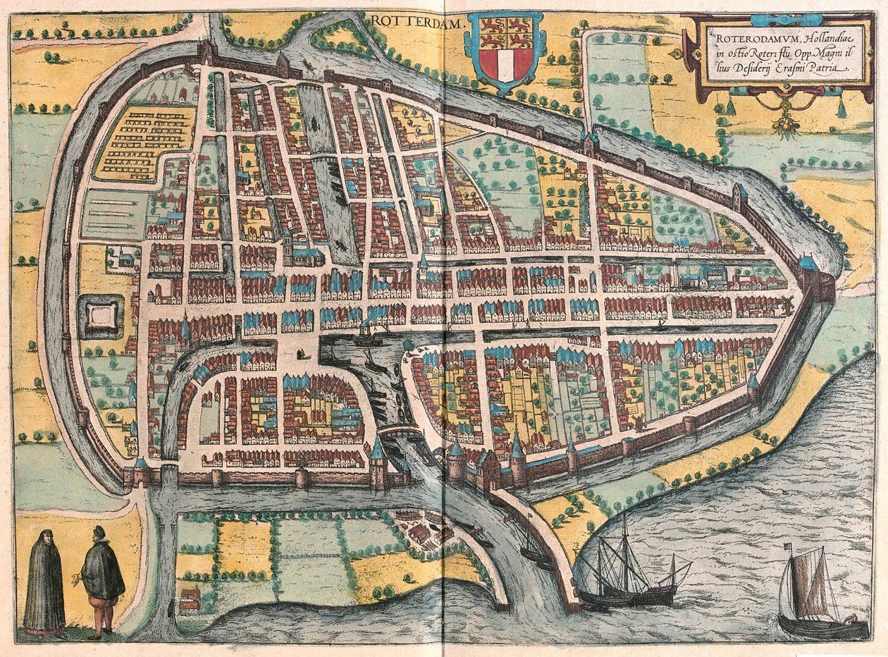 Rotterdam, Niederlande von Franz Hogenberg