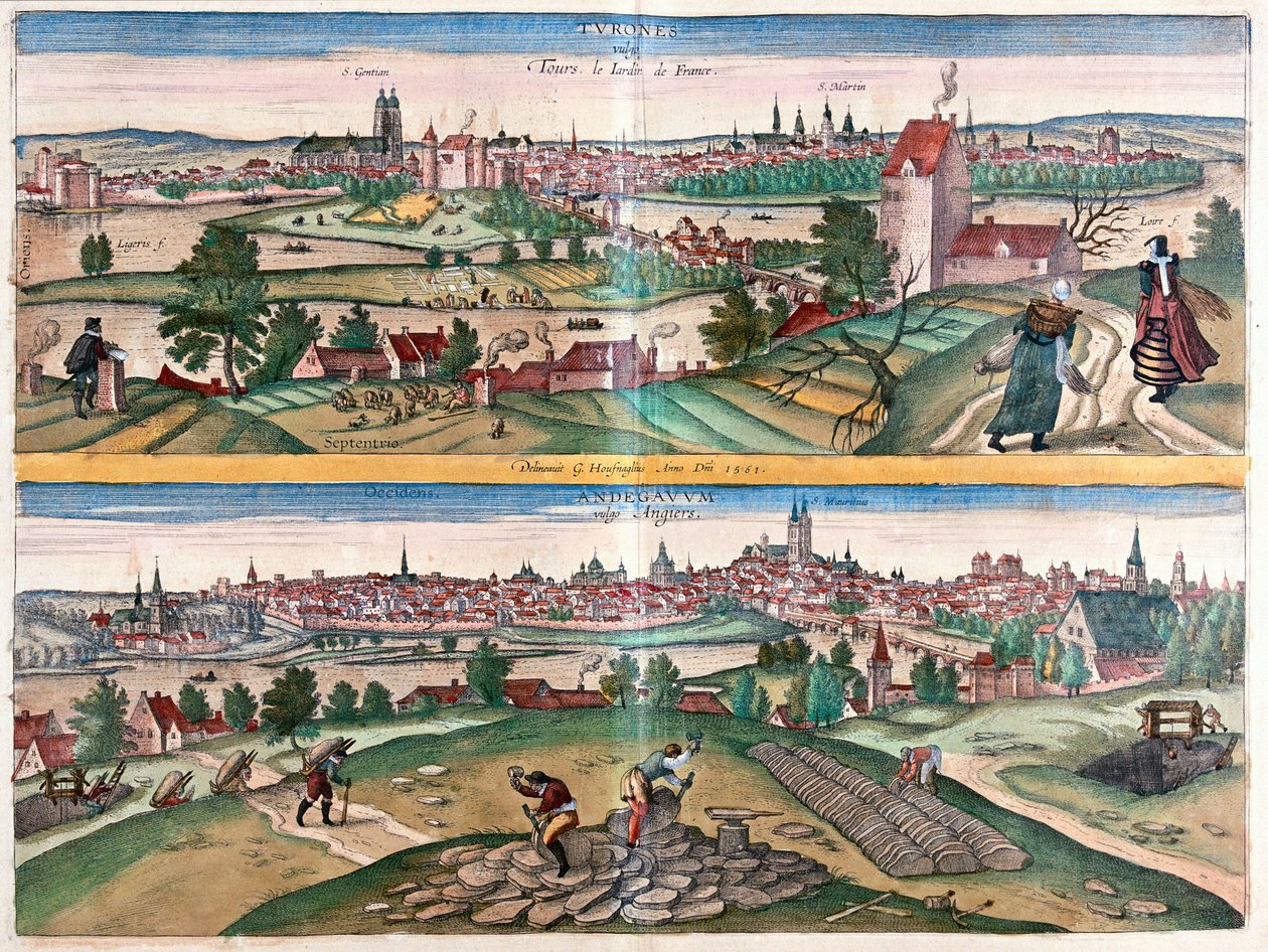 Tours - Angers, der Garten Frankreichs von Franz Hogenberg