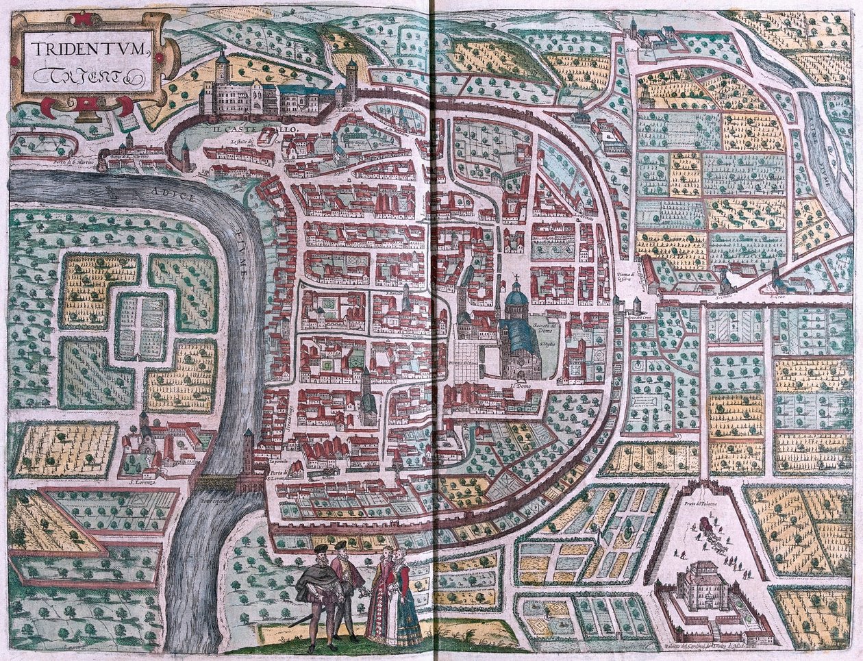 Trento, Italien von Franz Hogenberg