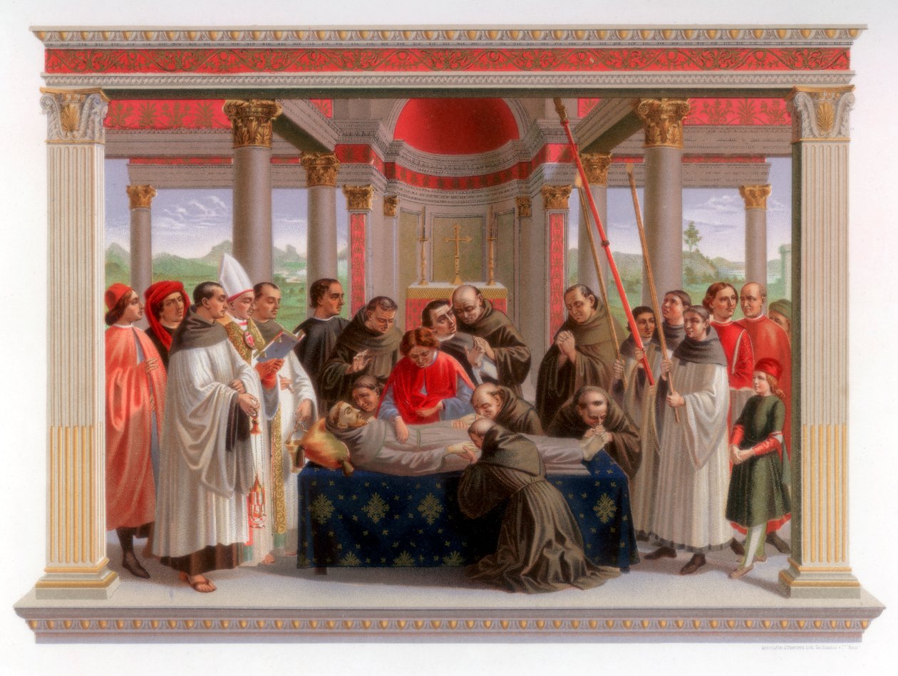 Begräbnis des Heiligen Franziskus von Franz Kellerhoven