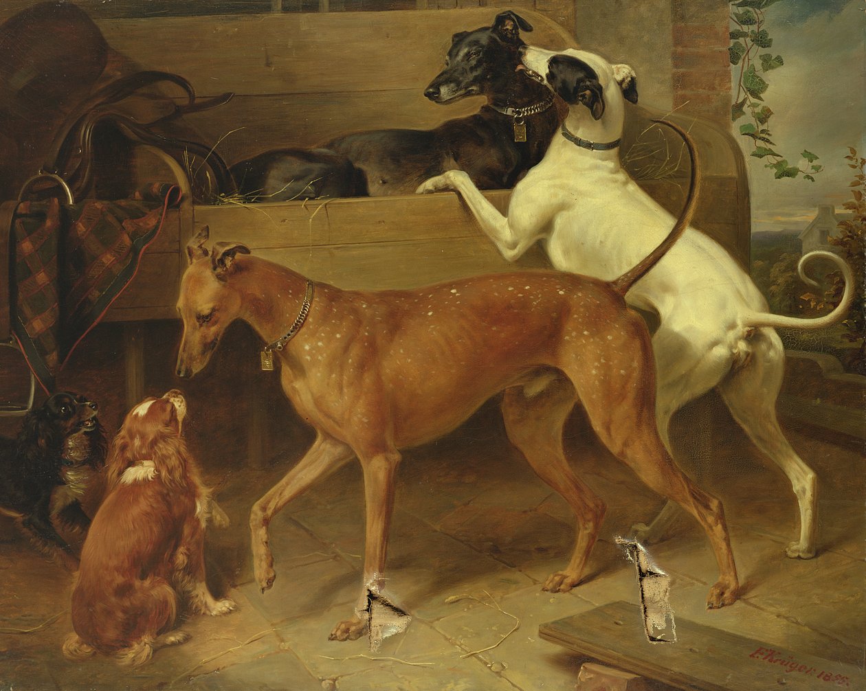 Krugers Hunde, 1855 von Franz Krüger