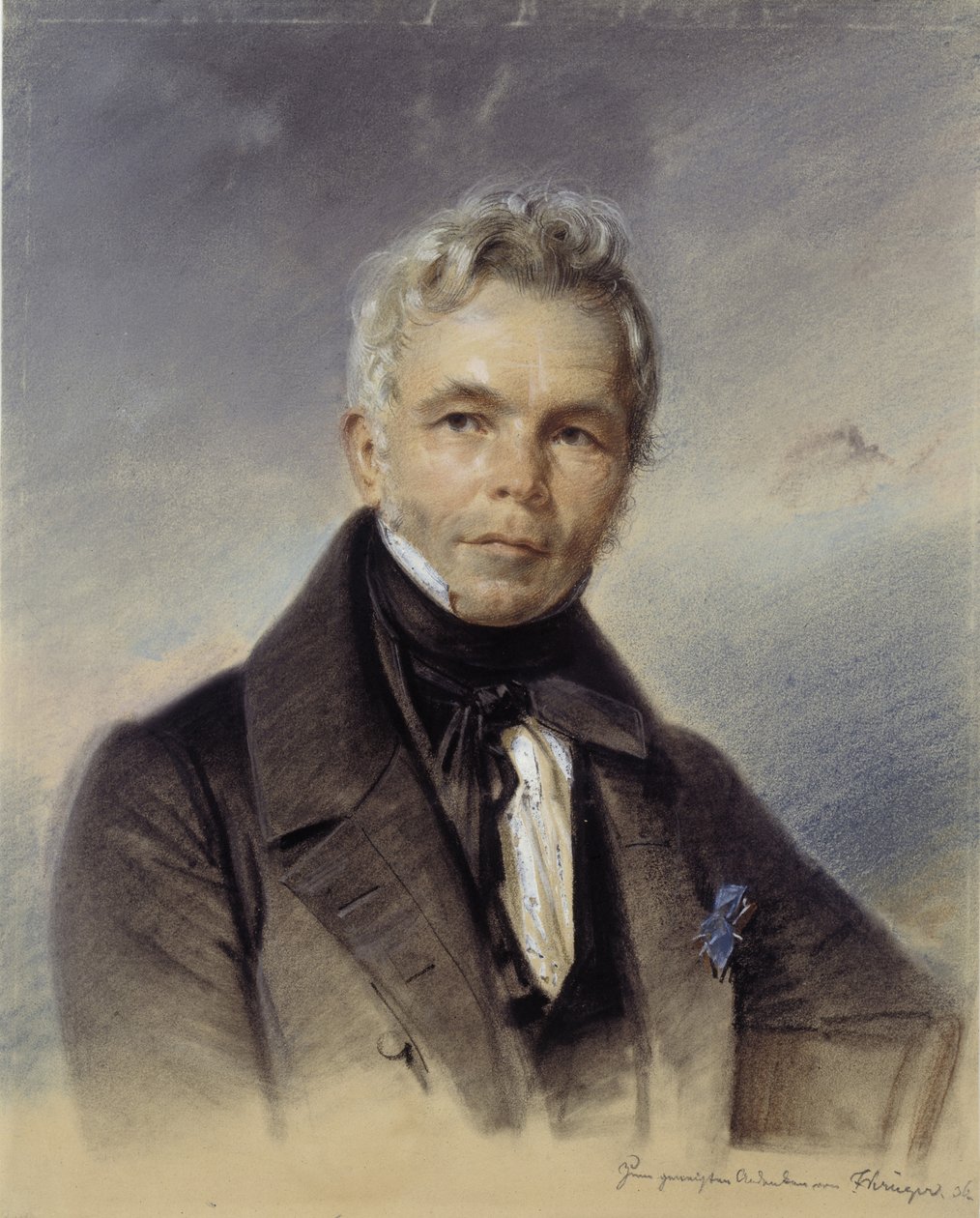 Porträt von Karl Friedrich Schinkel, 1836 von Franz Krüger