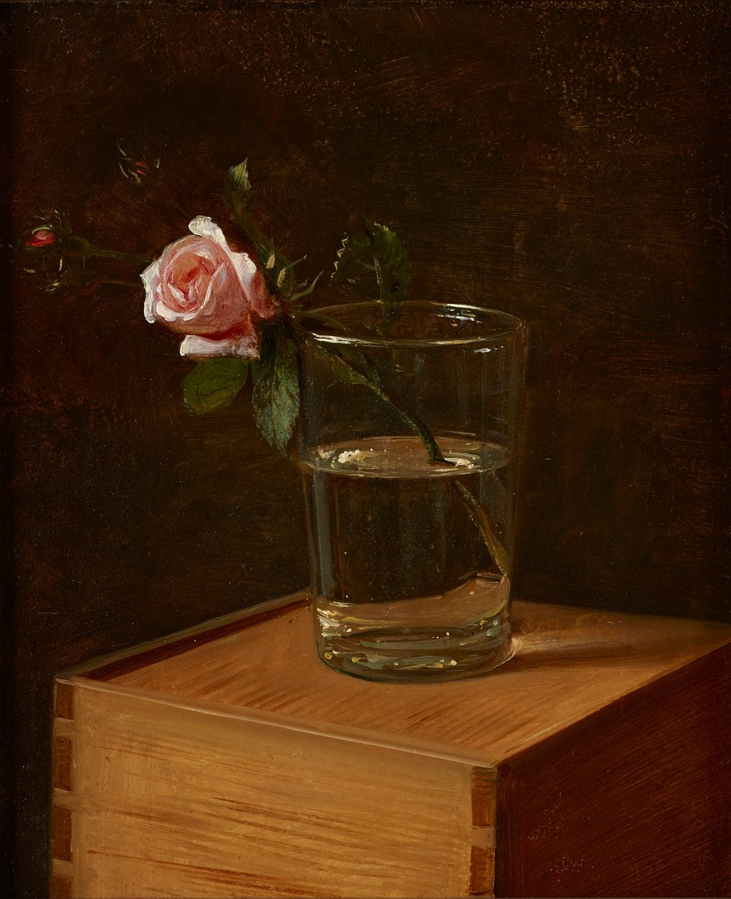 Rose im Glas von Franz Krüger