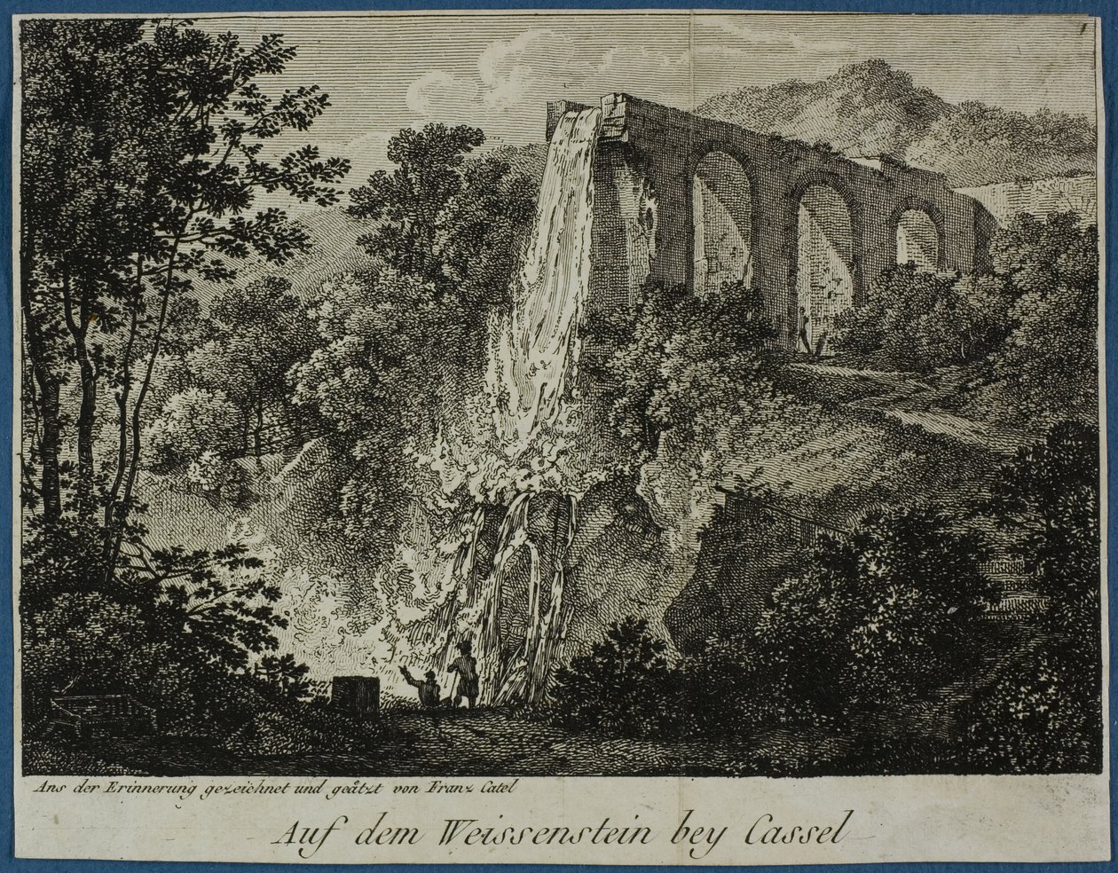 Ansicht des Weissensteins bei Kassel von Franz Ludwig Catel