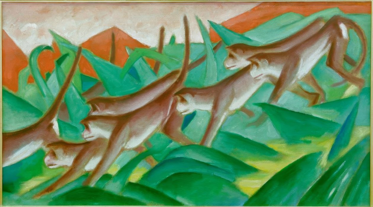 Affenfries von Franz Marc