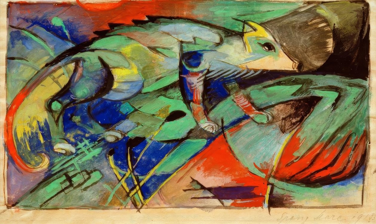 Chamäleon von Franz Marc