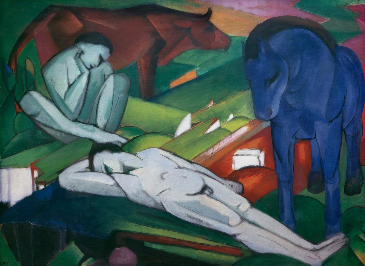 Die Hirten von Franz Marc