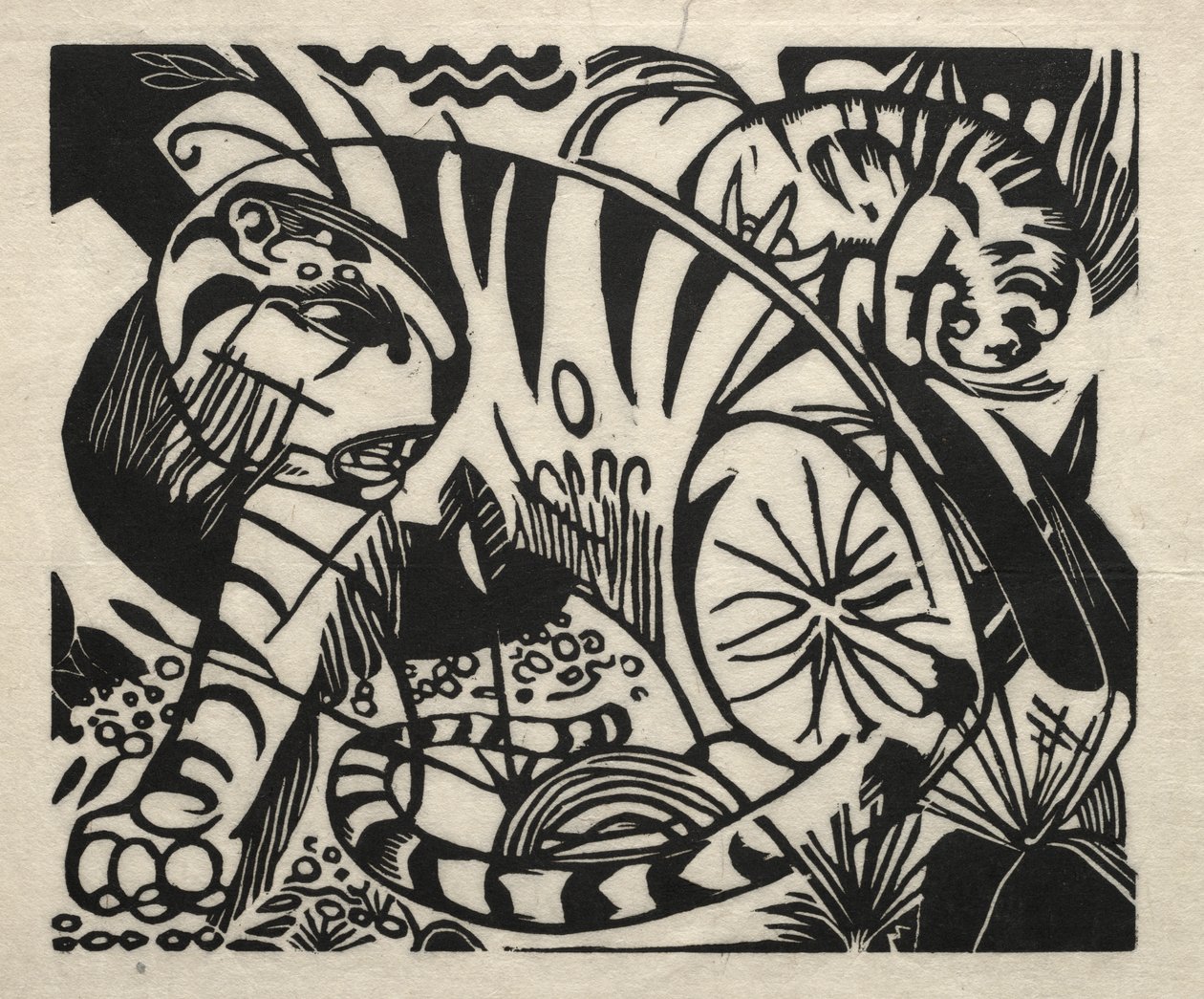 Tiger von Franz Marc