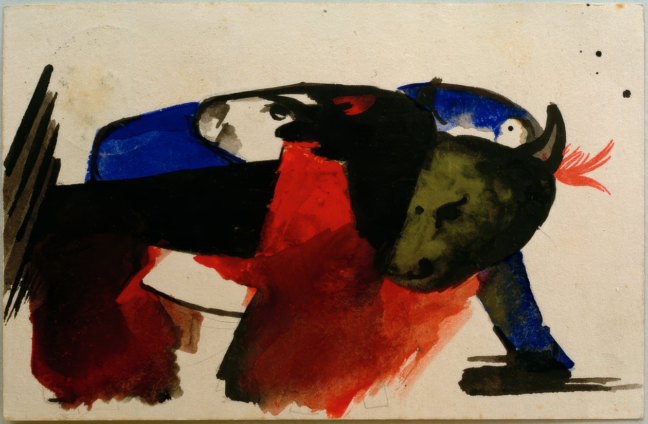 Zwei Tiere von Franz Marc