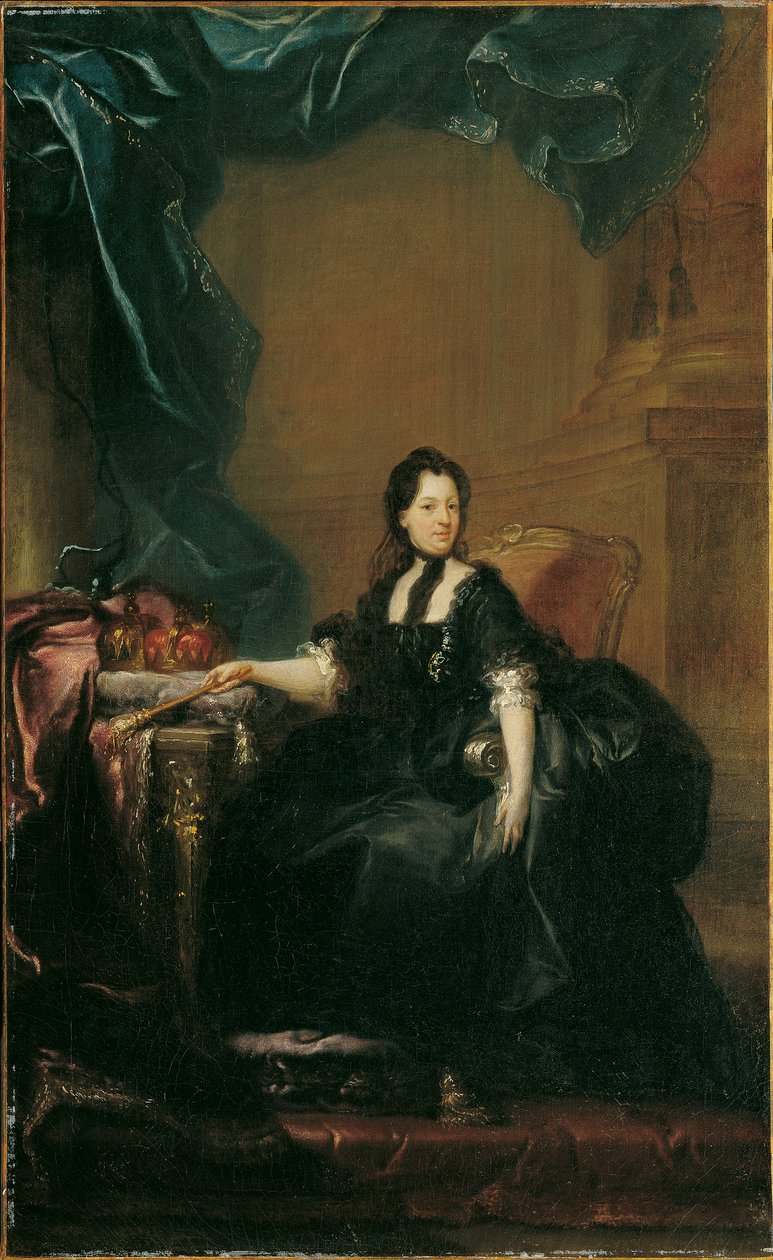 Kaiserin Maria Theresia in Witwentracht von Franz Messmer