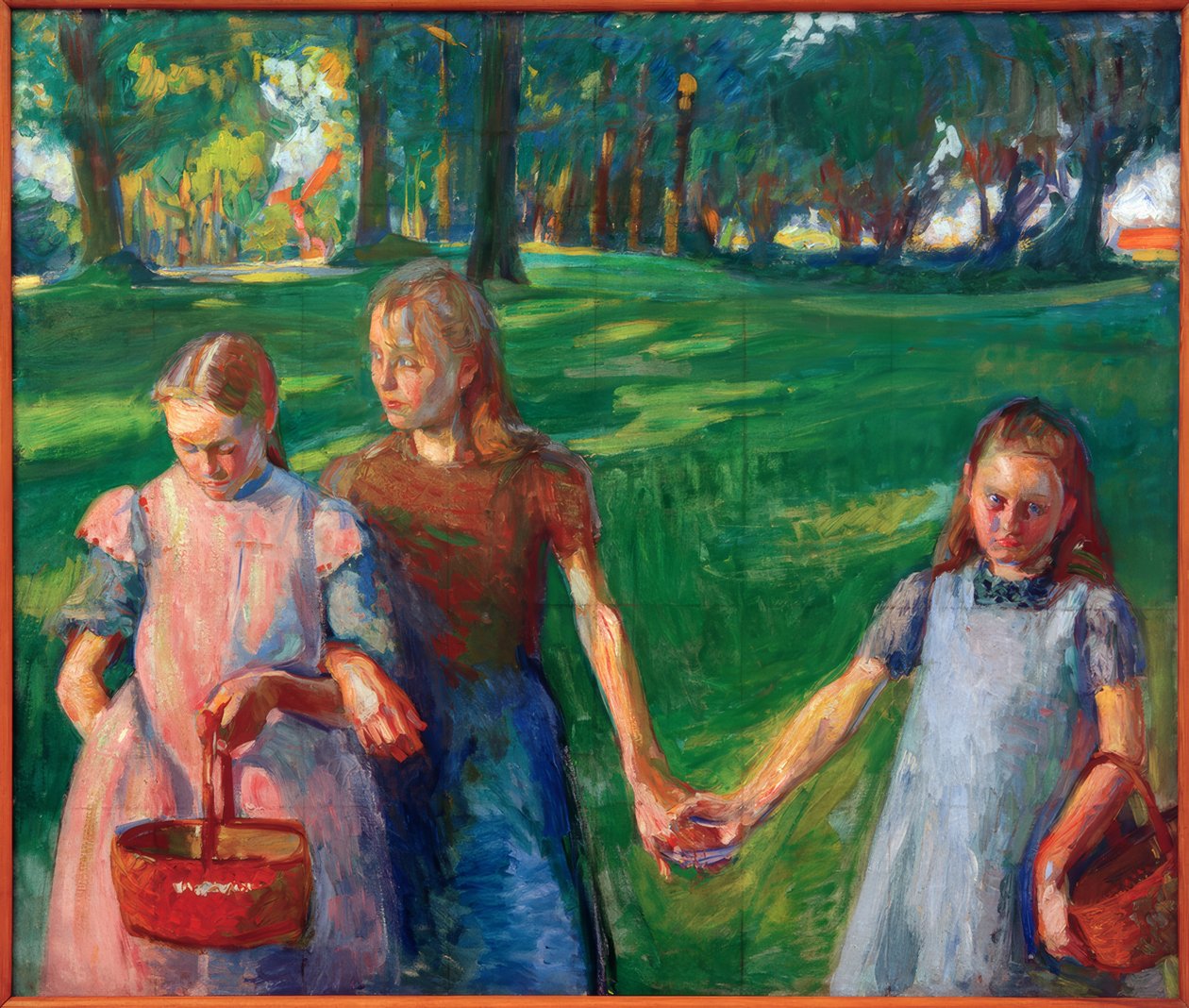 Drei Mädchen in der Pappelallee von Franz Nolken