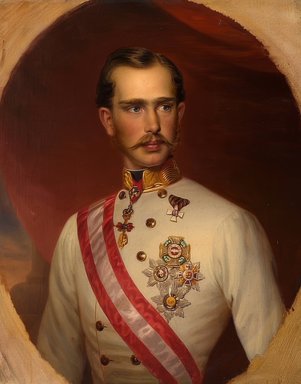 Kaiser Franz Joseph I. von Österreich von Franz Schrotzberg