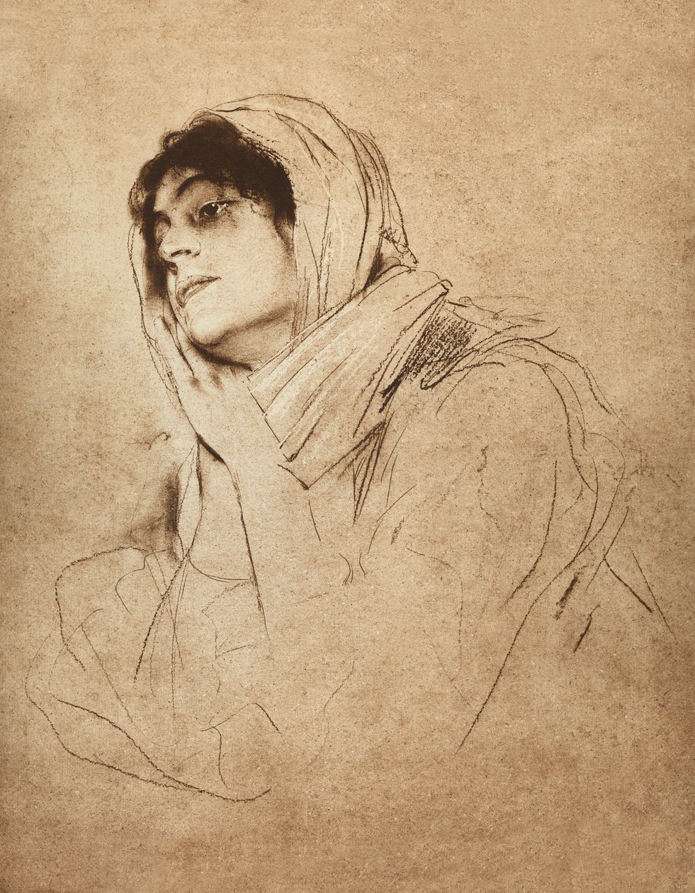 Eleonora Duse von Franz Seraph von Lenbach