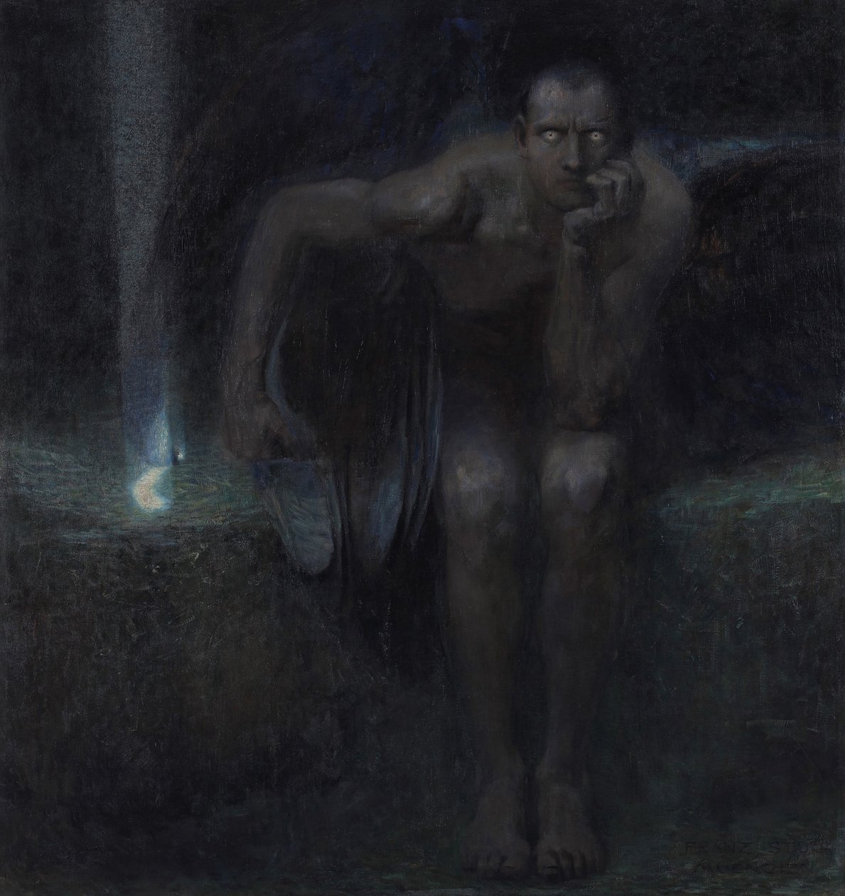 Luzifer, 1891 von Franz Stuck Ritter von