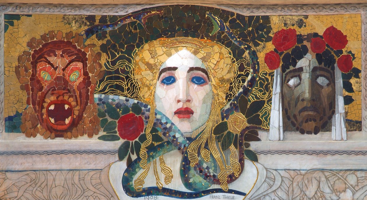 Entwurf für ein Mosaik von Franz Thiele