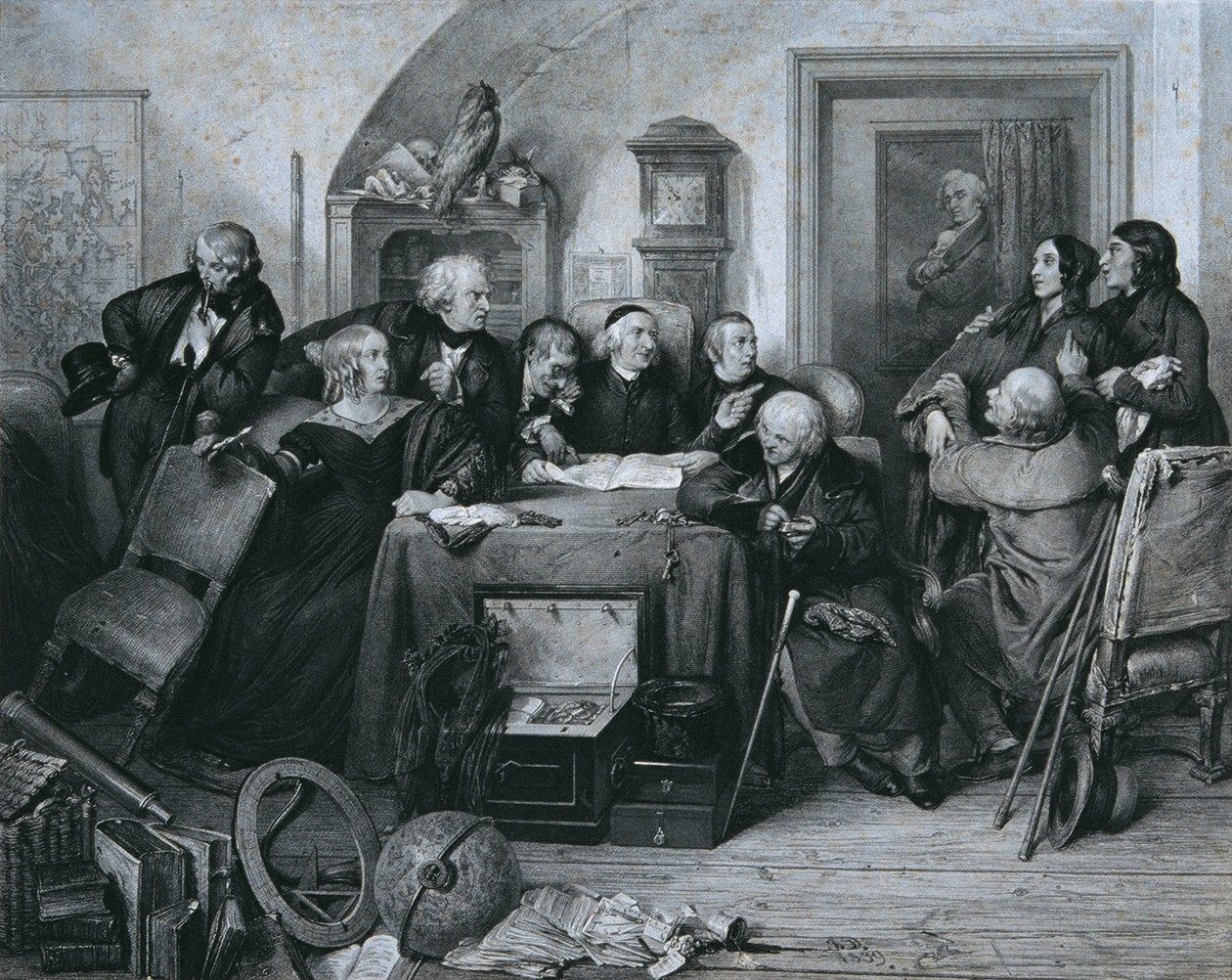 Die Testamentseröffnung von Franz Xaver Stöber