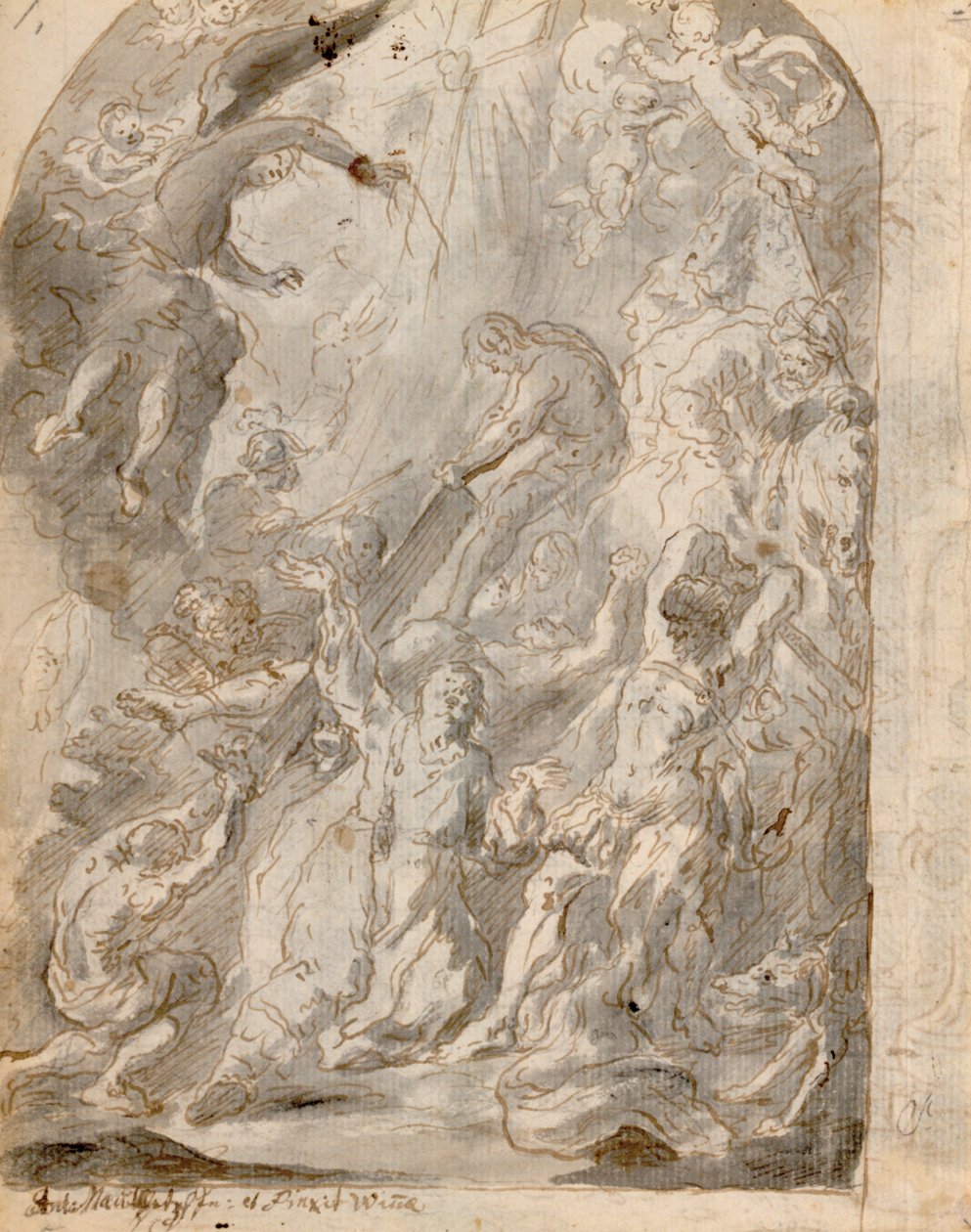Martyrium des heiligen Judas Thaddäus von Franz Xaver Wagenschon