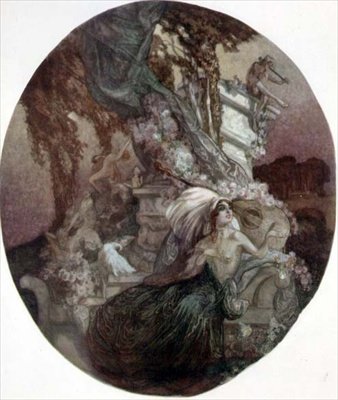 Frau mit Perlen von Franz von Bayros (1866 1924)