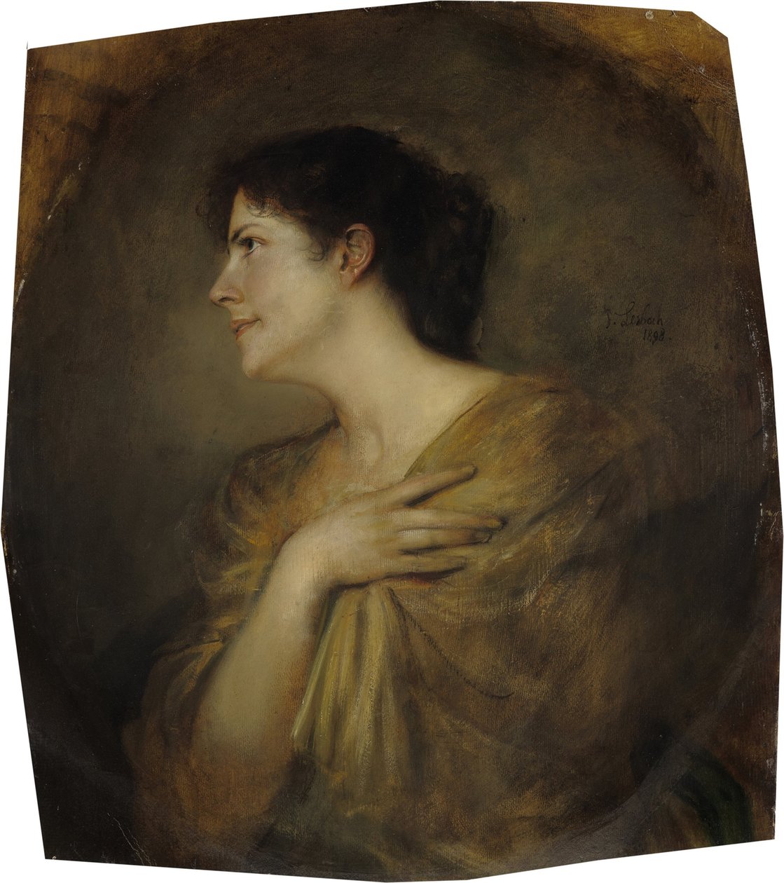 Mary Stuck (geb. Lindpaintner) von Franz von Lenbach
