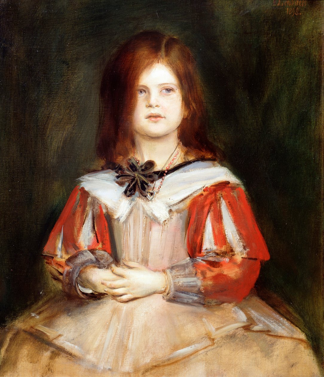 Porträt von Gabriella Lenbach, 1898 von Franz von Lenbach