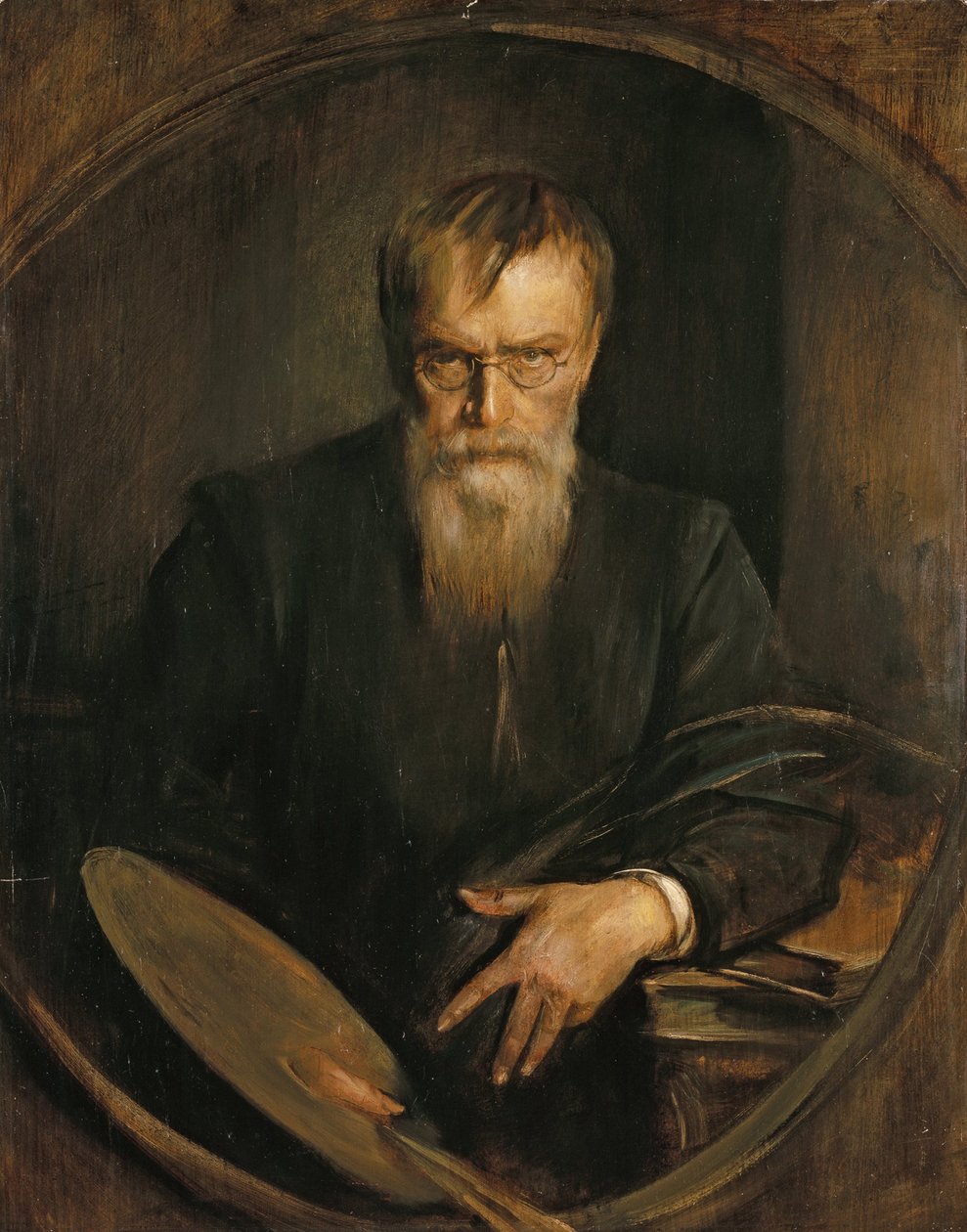 Selbstporträt von Franz von Lenbach