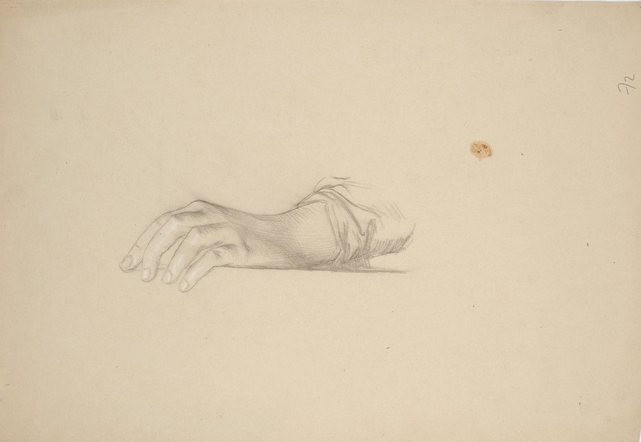 Handstudie von Franz von Matsch