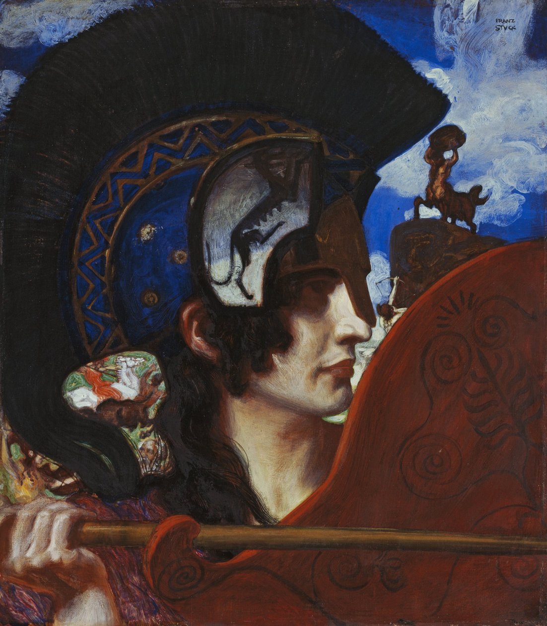 Kämpfende Amazone von Franz von Stuck