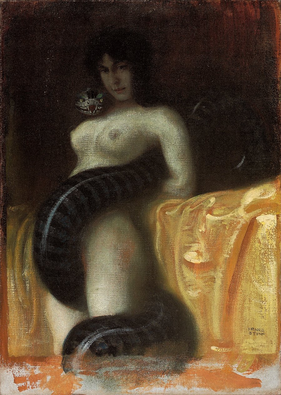 Sinnlichkeit, ca. 1891 von Franz von Stuck
