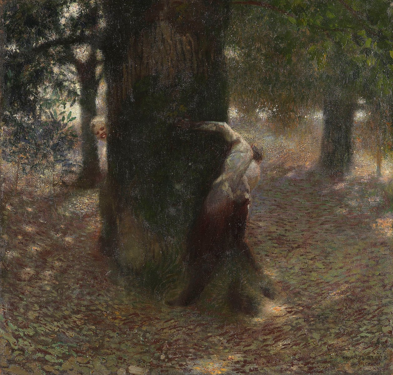 Die Neckerei, 1889 von Franz von Stuck