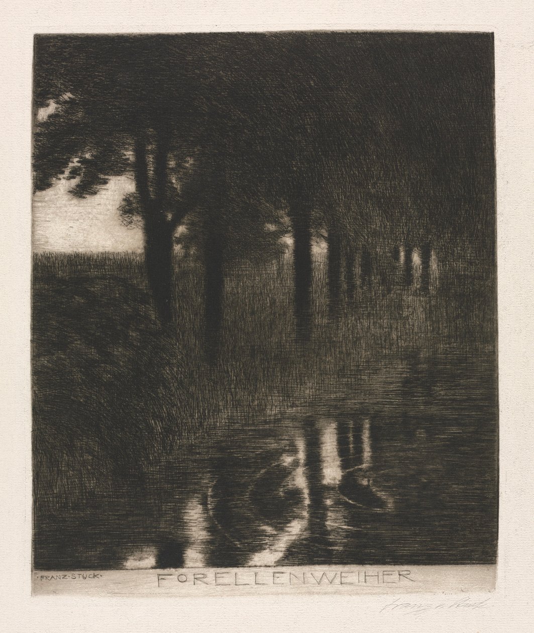Forellenteich von Franz von Stuck
