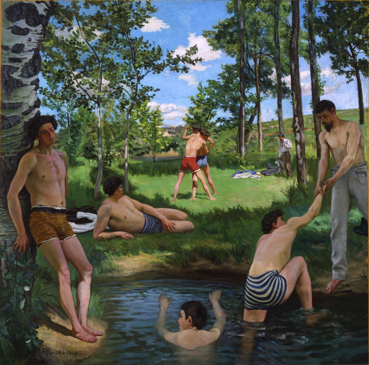 Sommerszene von Frédéric Bazille