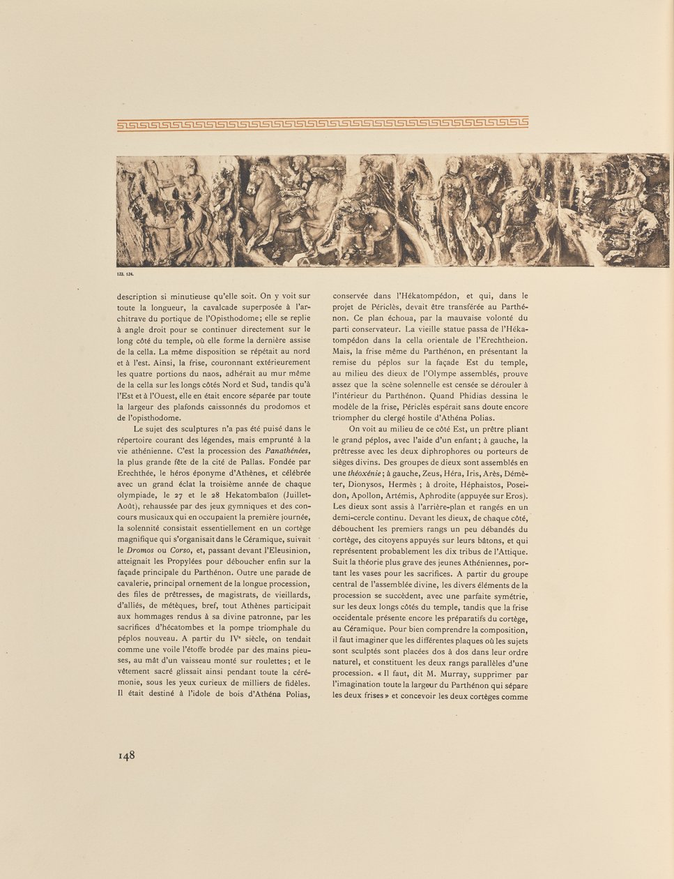 Westfries des Parthenon von Frédéric Boissonnas