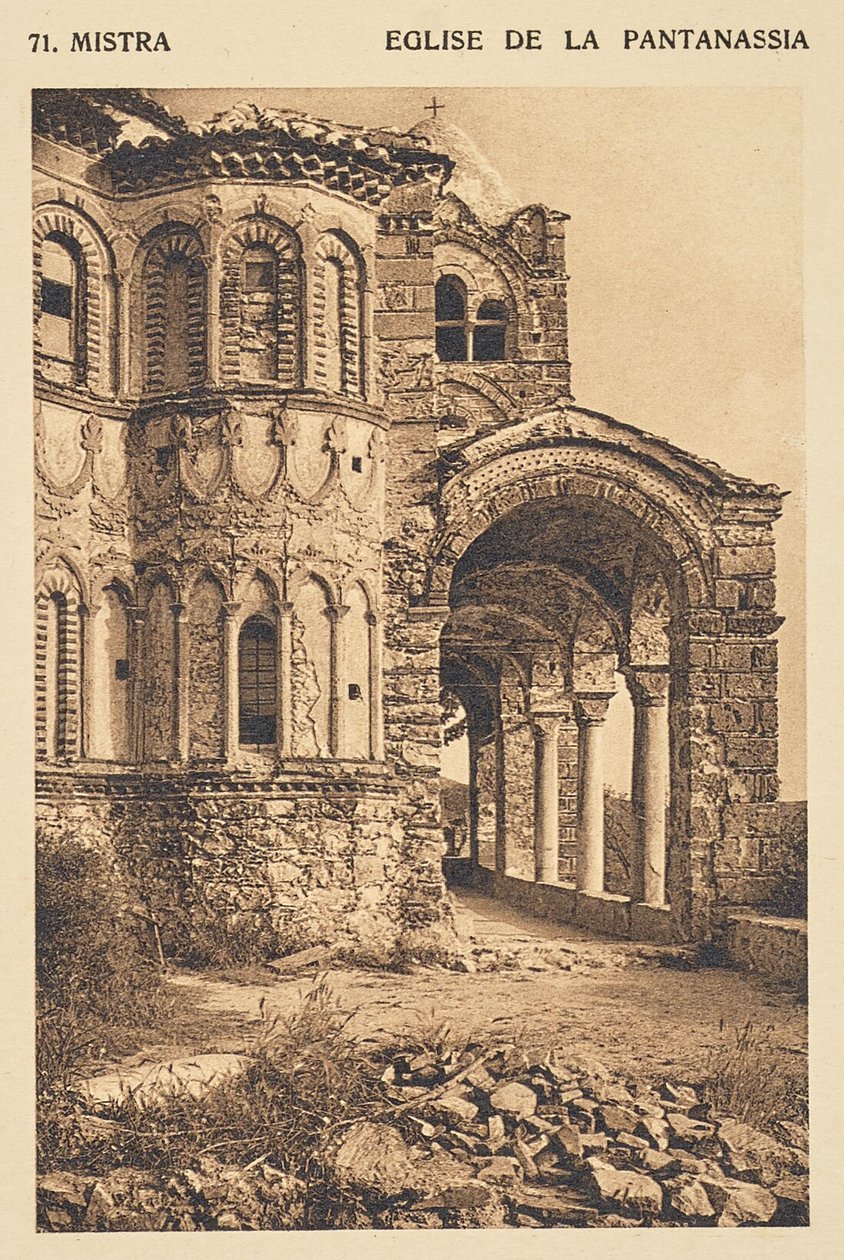 Mistra. Kirche der Pantanassia von Frédéric Boissonnas