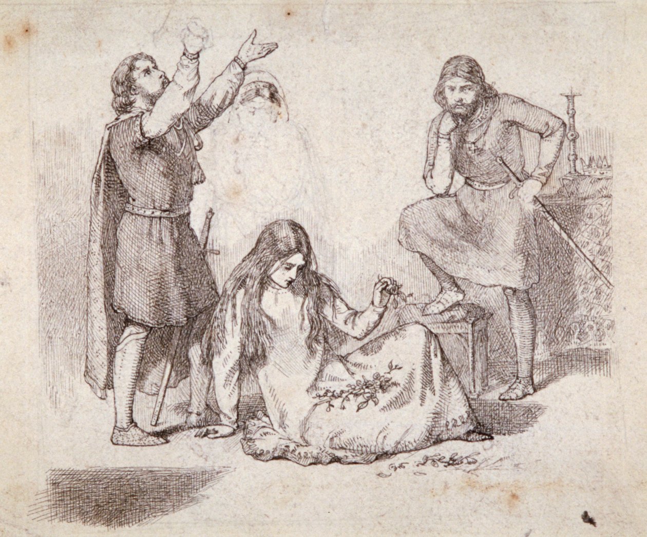 Eine mittelalterliche Szene, 19. Jahrhundert von Fred Walker