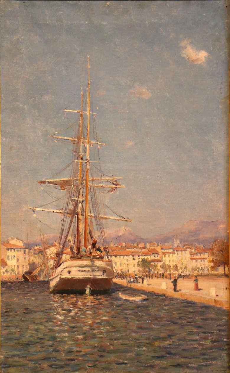 Der Hafen von Toulon von Frederic Montenard