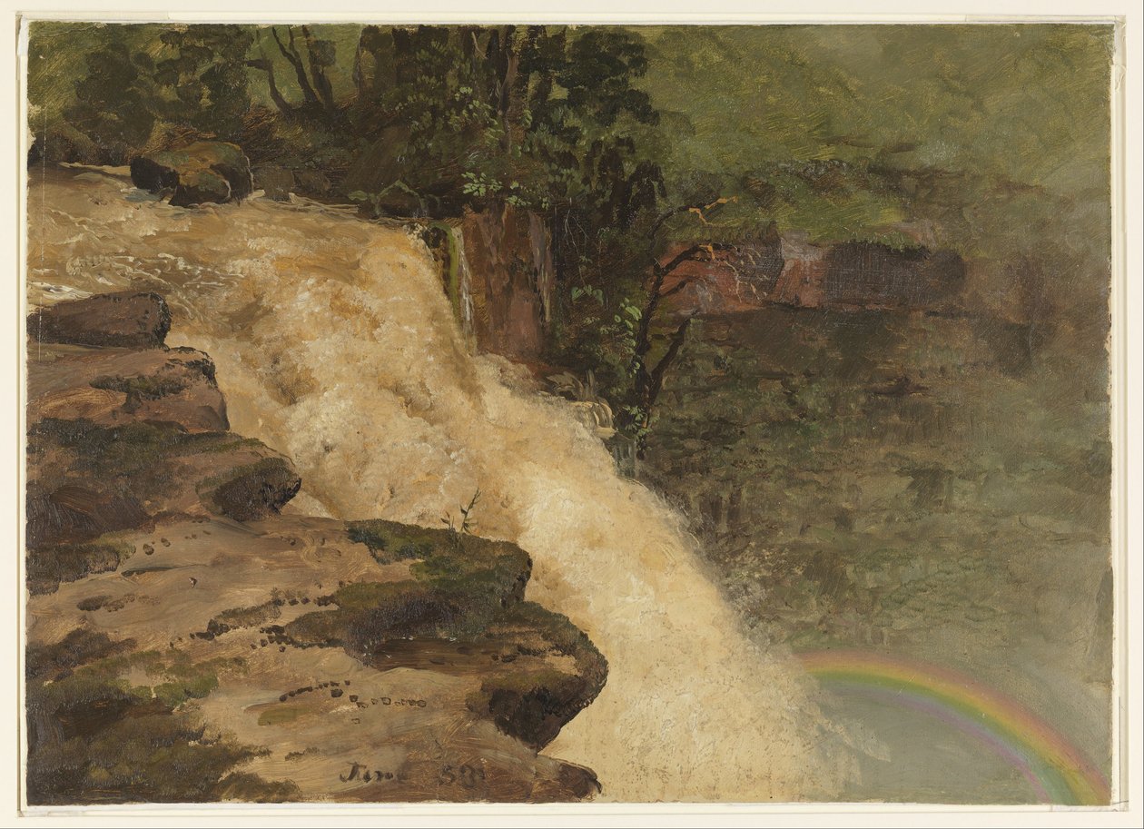 Ein Wasserfall in Kolumbien von Frederic Edwin Church