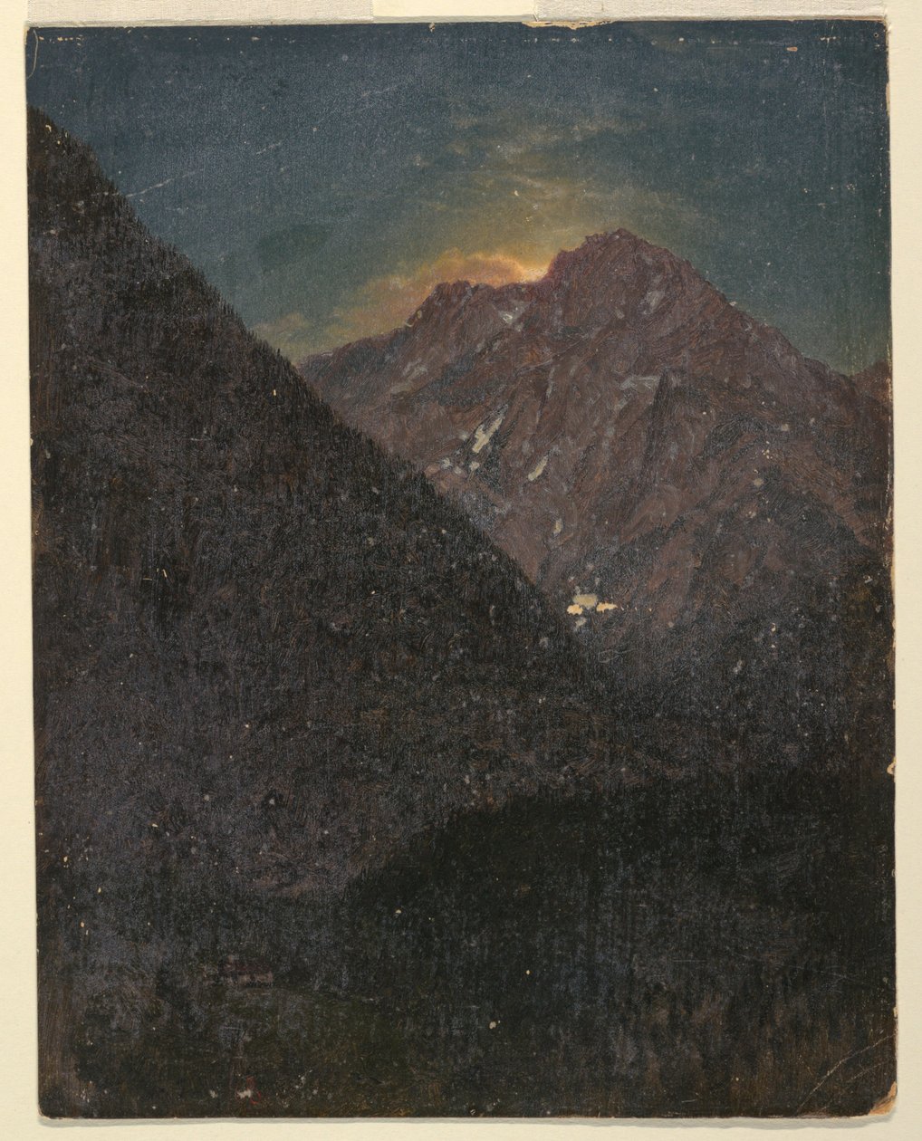 Alpenlandschaft (Bayern oder Schweiz) von Frederic Edwin Church