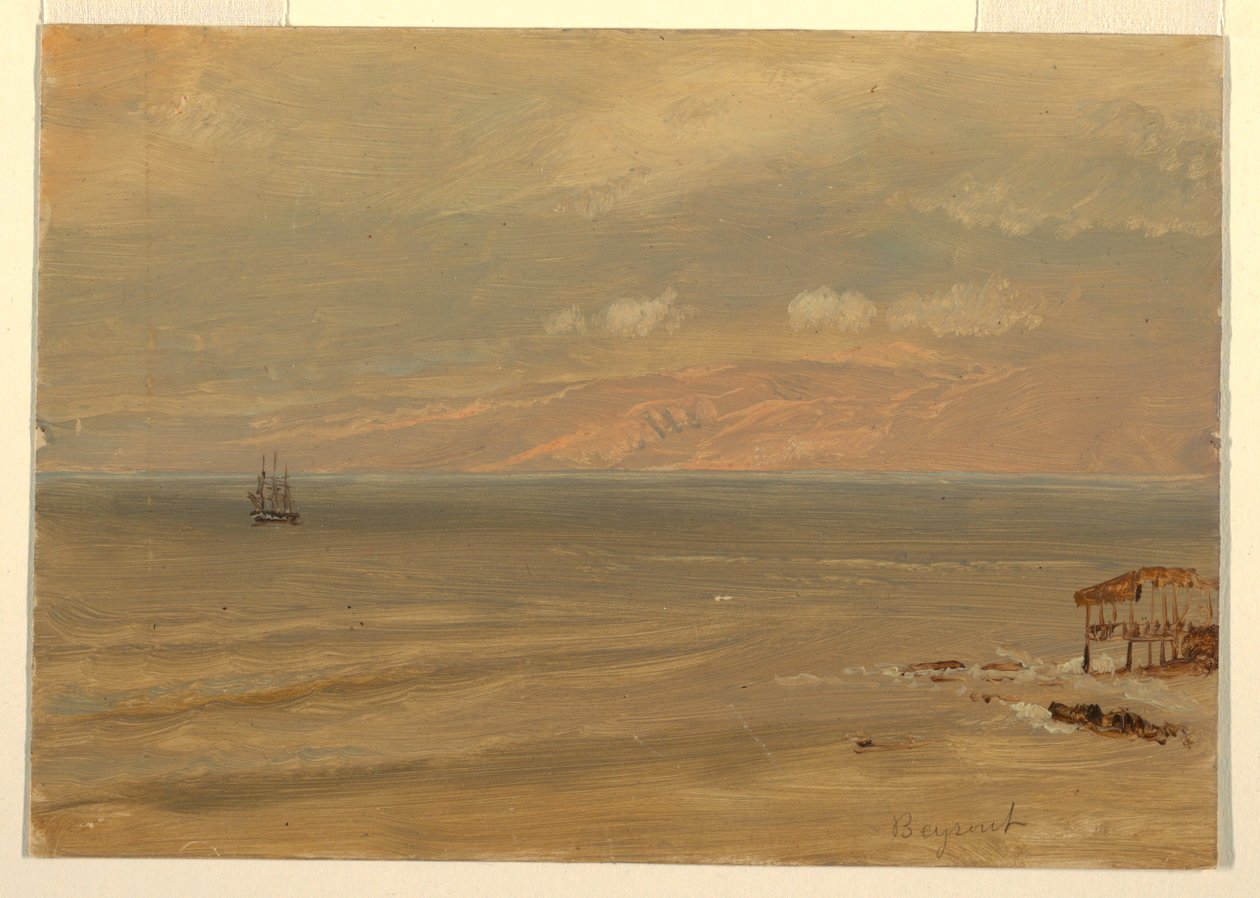 Bucht von Beirut von Frederic Edwin Church