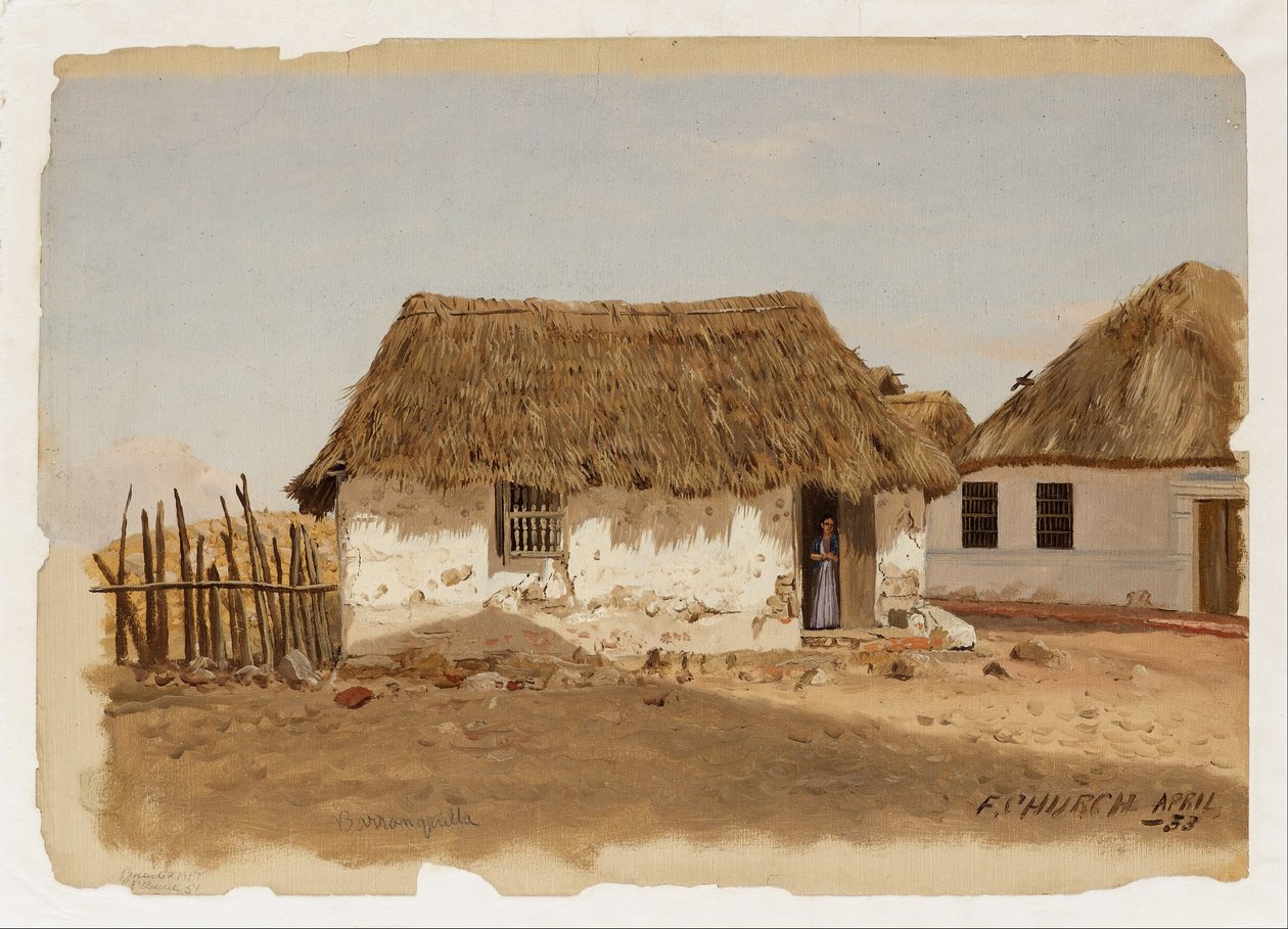 Kolumbien, Barranquilla, Zwei Häuser von Frederic Edwin Church