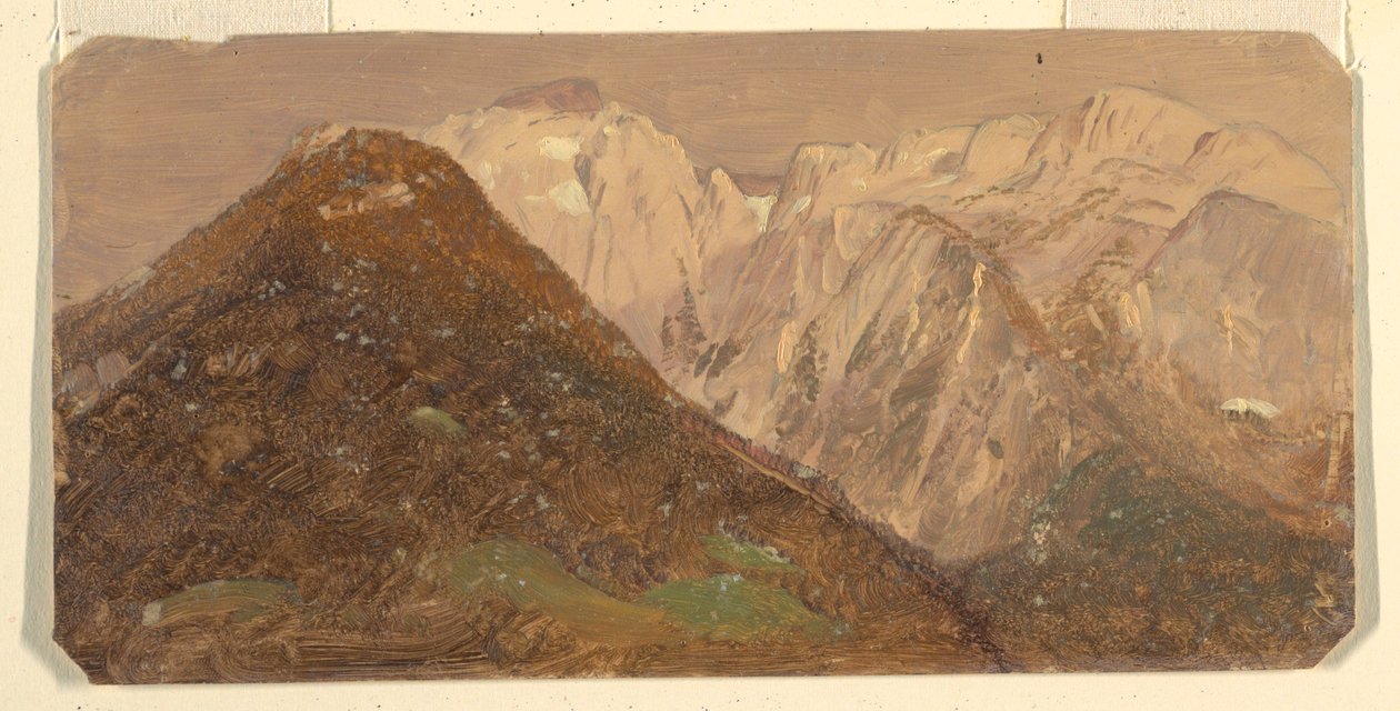 Alpenlandschaft (wahrscheinlich Schweiz), 1868 von Frederic Edwin Church