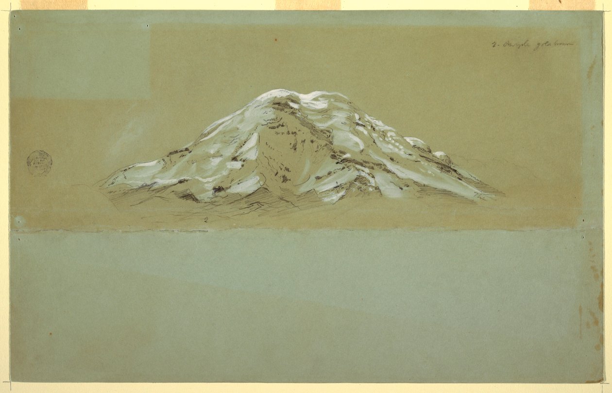Zeichnung, Chimborazo, ca. 1857 von Frederic Edwin Church