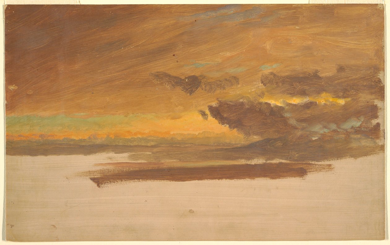 Wolkenstudie, 1860–70 von Frederic Edwin Church