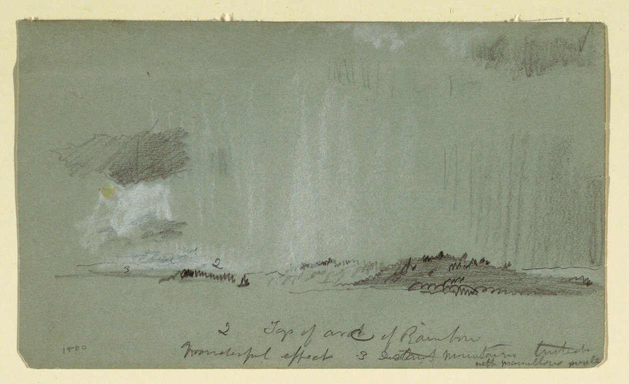 Landschaft mit Regen, 1860 von Frederic Edwin Church